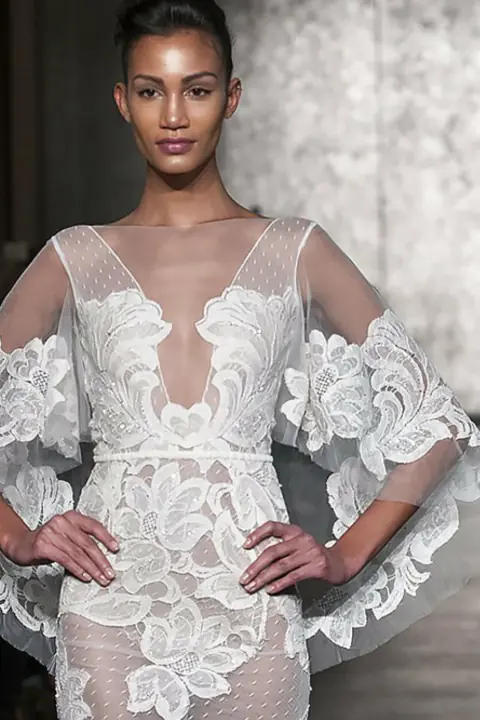 Model at the Inbal Dror NYC Bridal Fashion Week