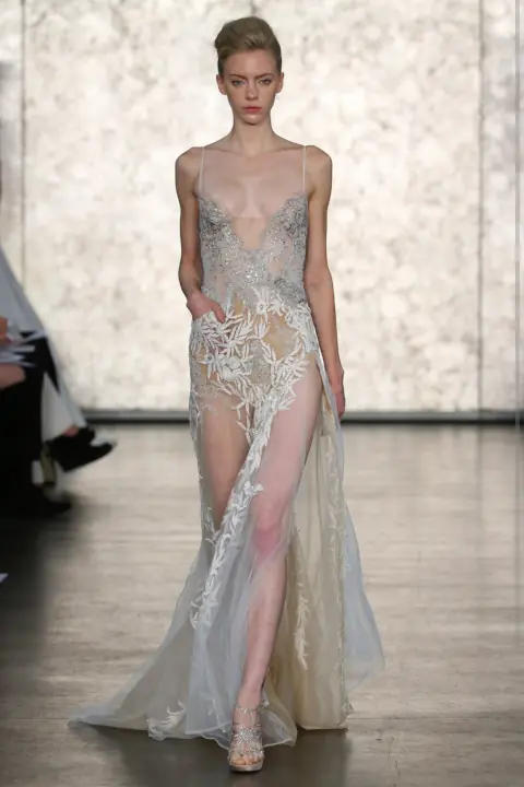 Model at the Inbal Dror NYC Bridal Fashion Week